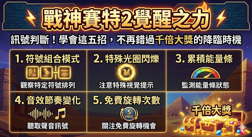 戰神賽特2覺醒之力訊號判斷！學會這五招，不再錯過千倍大獎的降臨時機